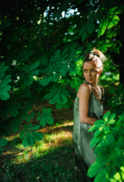 Aura dress Deep green forest - Image 3