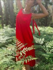 Aura dress Red heartbeat - Image 4