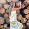 Aura dress Coffee cream - Image 5
