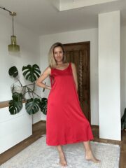 Aura dress Love red