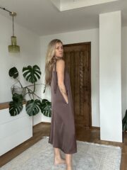 Aura dress Mocha brown - Image 2