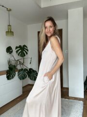Aura dress Light beige