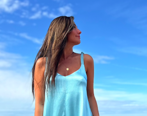 Aura dress Sky blue