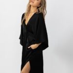 Luna maxi Dress in Black