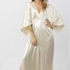 Luna maxi Dress in Coffee cream - Image 4