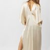 Luna maxi Dress in Coffee cream - Image 3