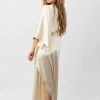 Luna maxi Dress in Coffee cream - Image 2