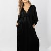 Luna maxi Dress in Black - Image 3