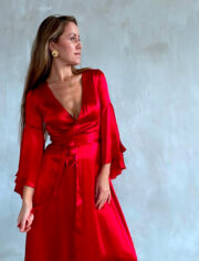 Nora dress in Love Red - Image 2