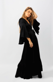 Nora dress in Black - Image 3