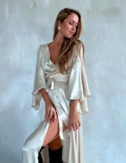 Nora dress Coffee Cream