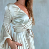 Nora dress in Coffee Cream - Image 2