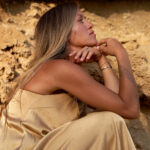 Aura dress Golden glow