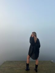 Luna linen short dress - Image 4