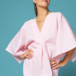 Luna linen short dress