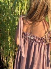 Aura girls dress Dusty lilac - Image 3